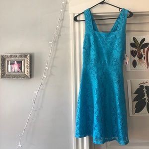 Blue dress
